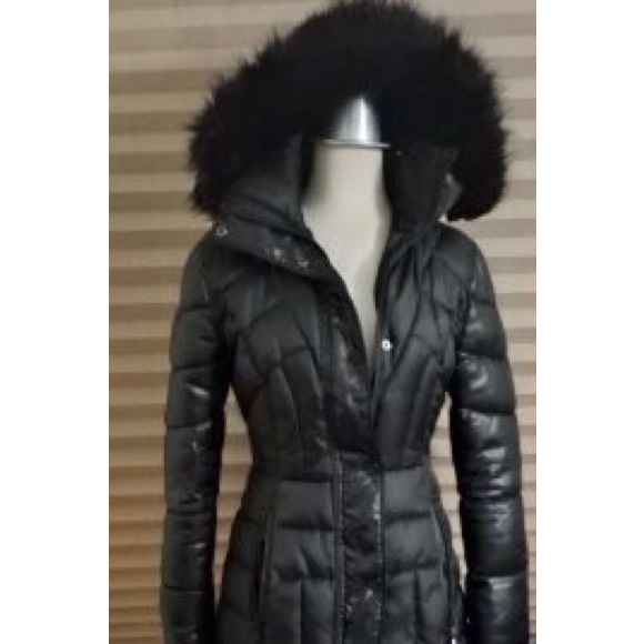 SHOP EARLY π Guess TP Winter Coat with Removable Hood and Soft Fur - Picture 10 of 11